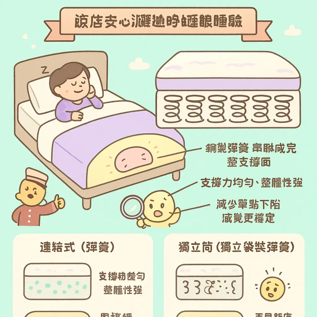 飯店的床為什麼那麼好睡？ - 席夢思