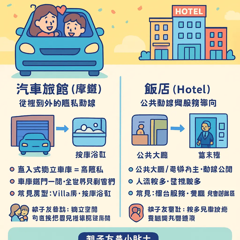 汽車旅館旅館差別 - 親子友善汽車旅館