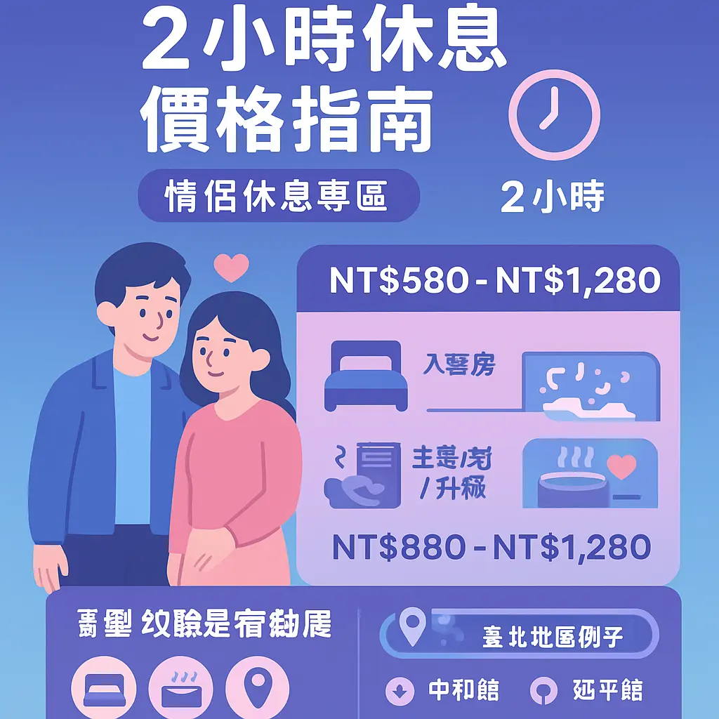 汽車旅館休息2小時 - 情侶休息