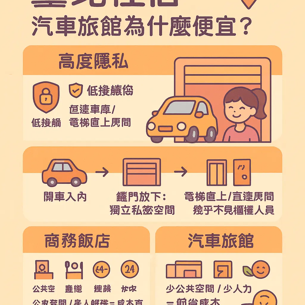 汽車旅館為什麼便宜 - 臺北住宿