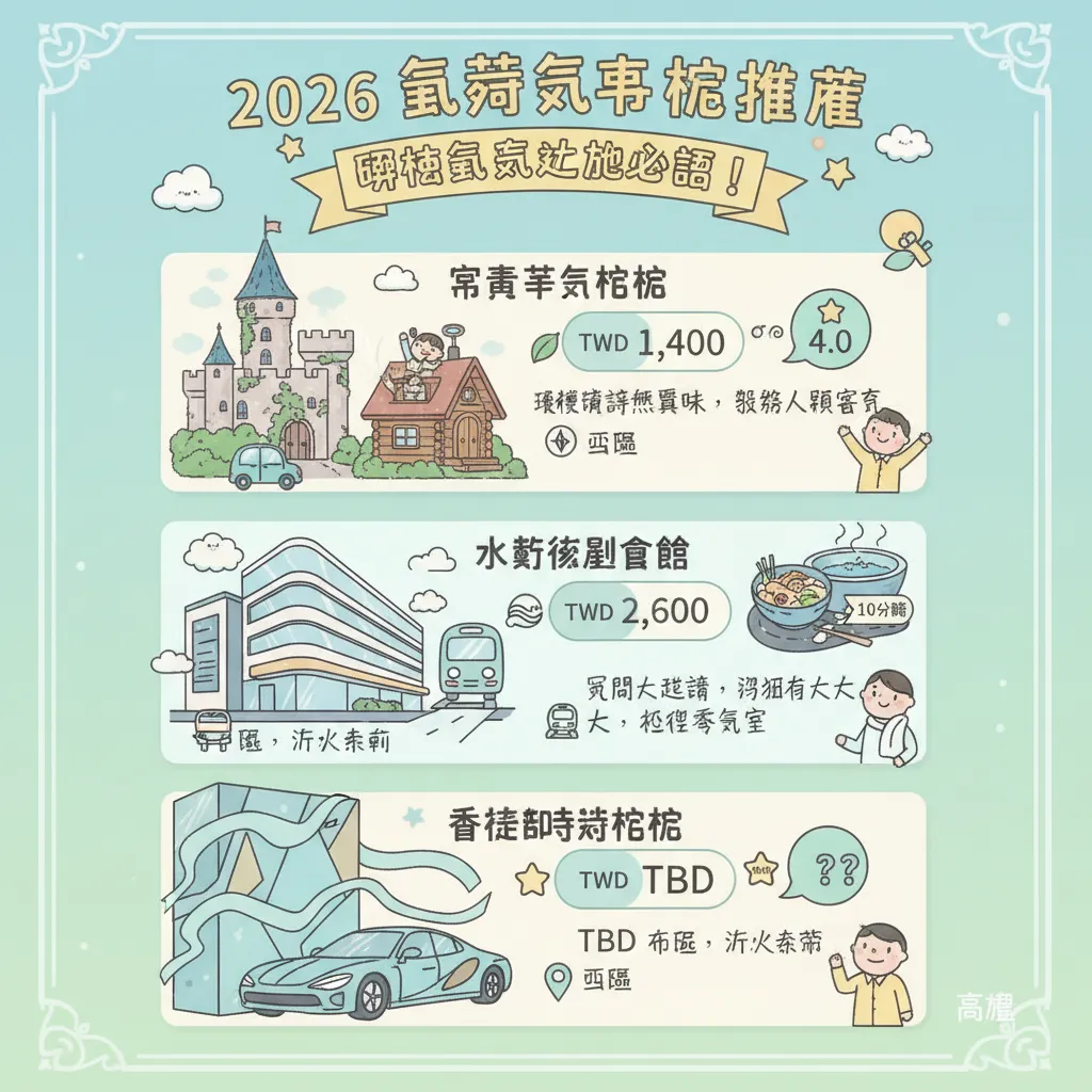 2026 年嘉義汽車旅館推薦 TOP 9：價格、特色與評價一次看