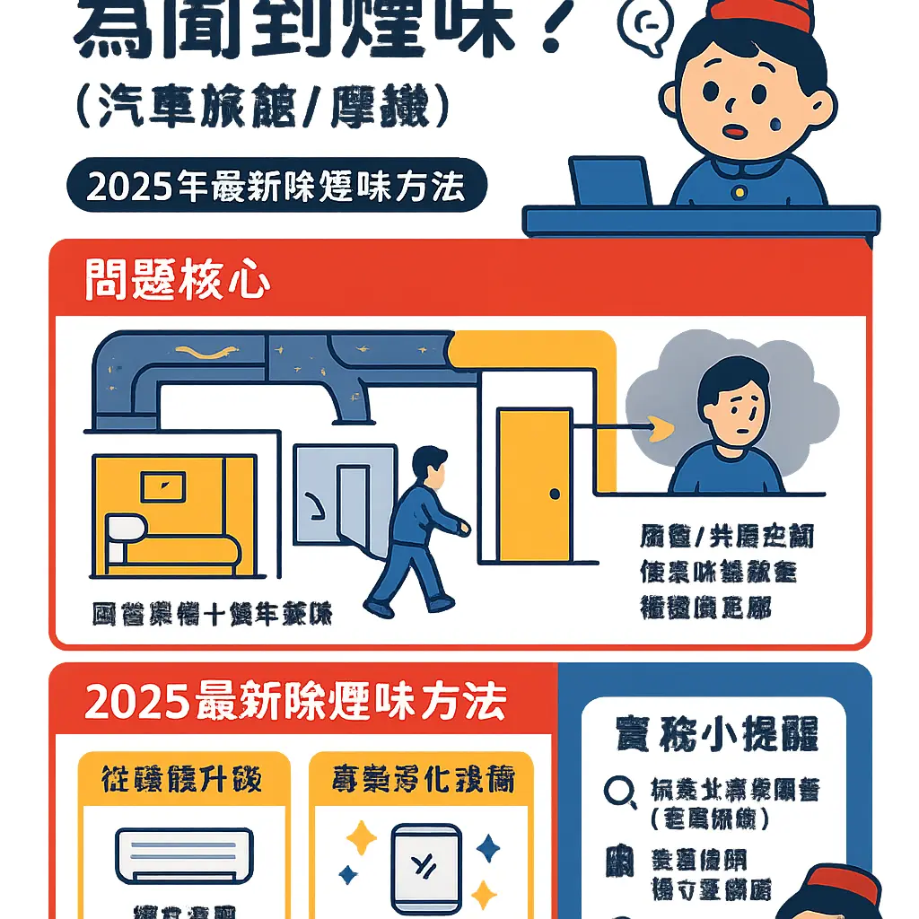 汽車旅館 為什麼會有煙味？ - 櫃檯