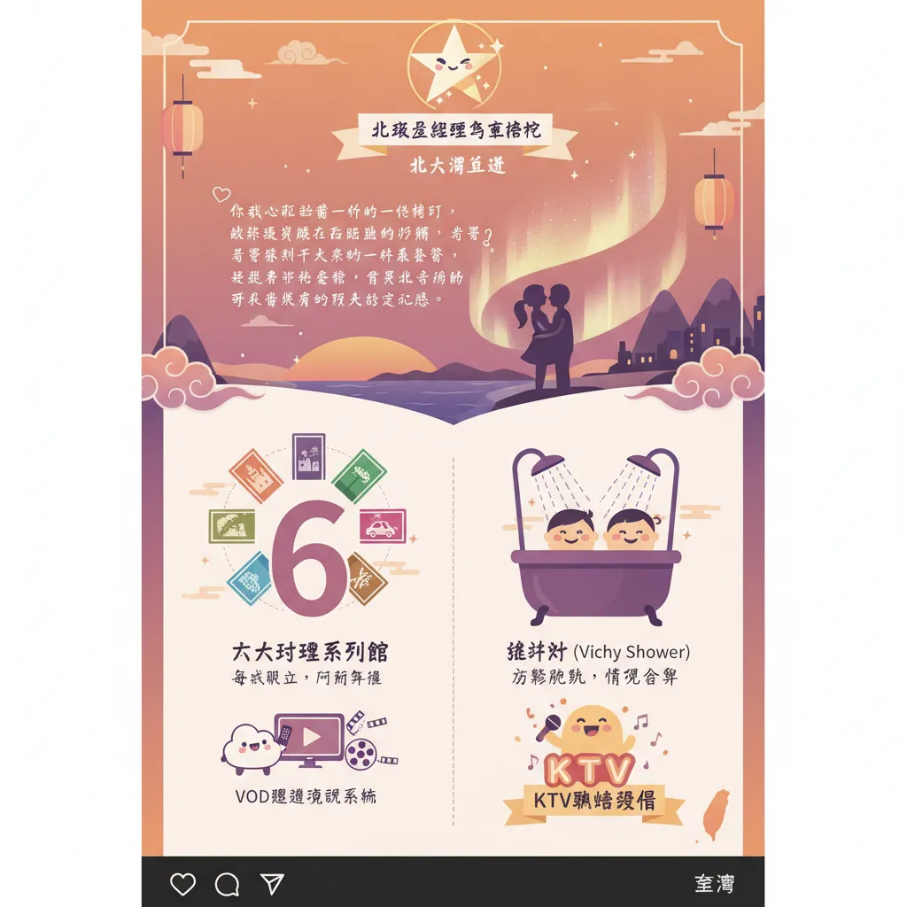 北極星經典汽車旅館：六大主題與浪漫氛圍的私密空間