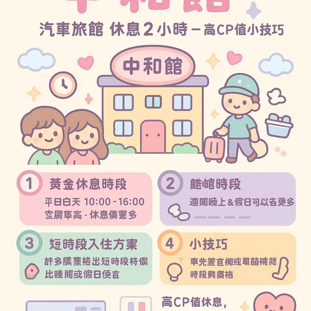 汽車旅館休息2小時 - 中和館