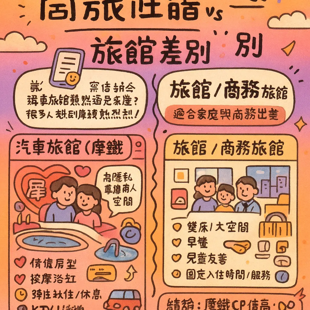 汽車旅館旅館差別 - 商旅住宿