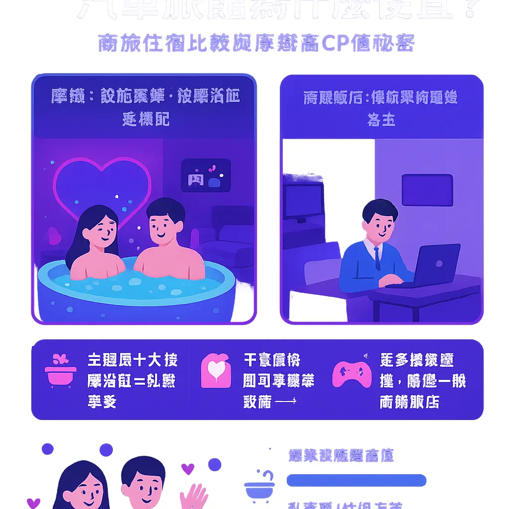 汽車旅館為什麼便宜 - 商旅住宿